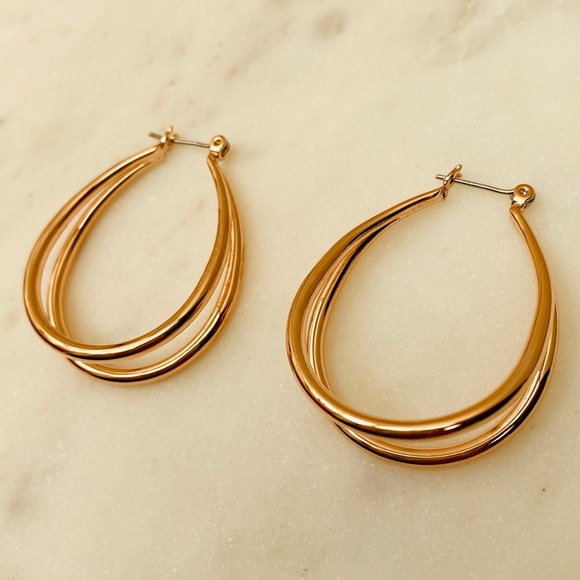 Luv Aj Star Hoops Earrings - Silver main image 0